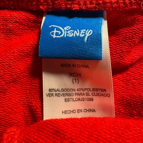 Disney Red and Black Mickey Mouse Pajama Shorts - Picture 3 of 3